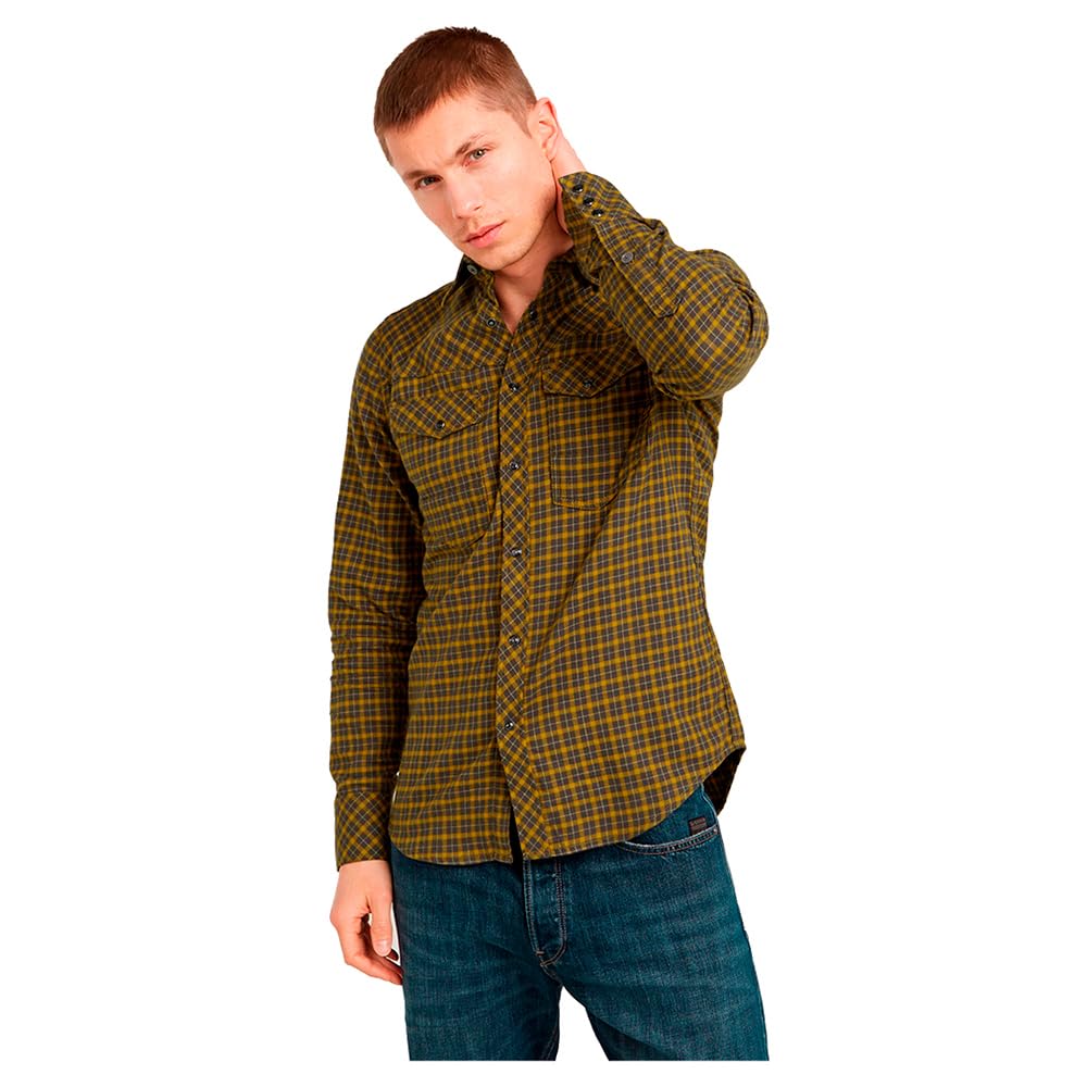 G-Star Dakota Slim Shirt Maglietta Uomo (Pacco da 1)