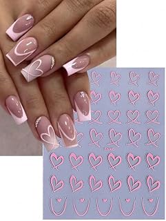 1 Sheet Angel Wings Crown Star Moon Nail Art Sticker 5D Embossed Decal Self Adhesive Dreamy Cute Sweet Chic Design Acrylic Nail DIY Manicure Accessories Birthday Party Favors (White)