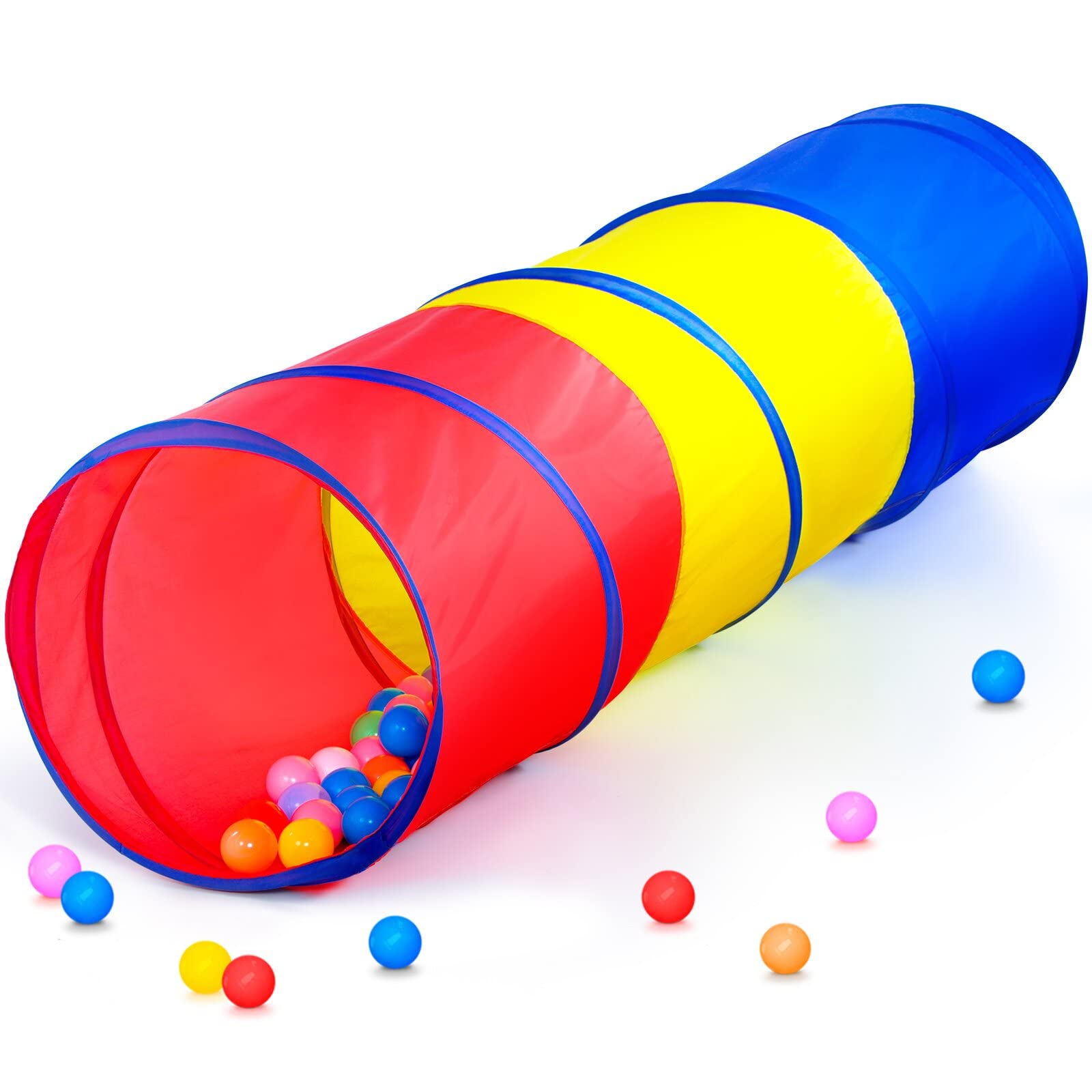 PigPigPen Pop Up Play Tunnel Tent for Toddlers Babies or Dogs, Indoor & Outdoor 