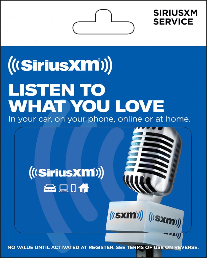 Sirius XM Gift Card