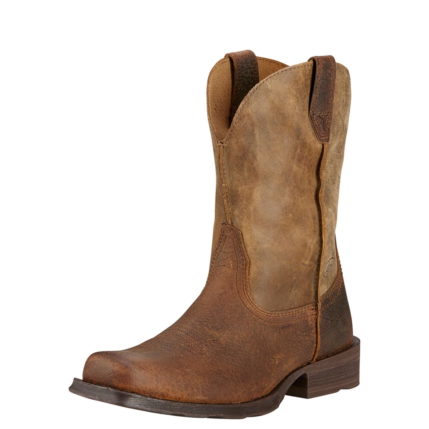 Ariat Men's Rambler Leather Sole Western Cowboy Boots