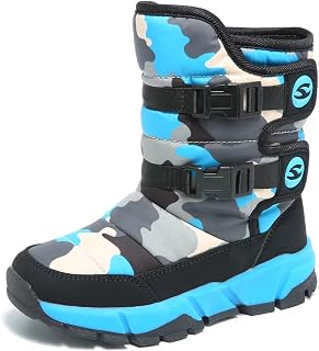 GUBARUN Boys Snow Boots Winter Waterproof Slip Resistant Cold Weather Shoes (Toddler/Little Kid/Big Kid)