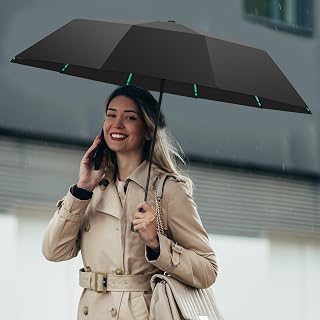 Compact Lightweight Travel Umbrella Portable Design Easy to Carry Windproof Rain Cover