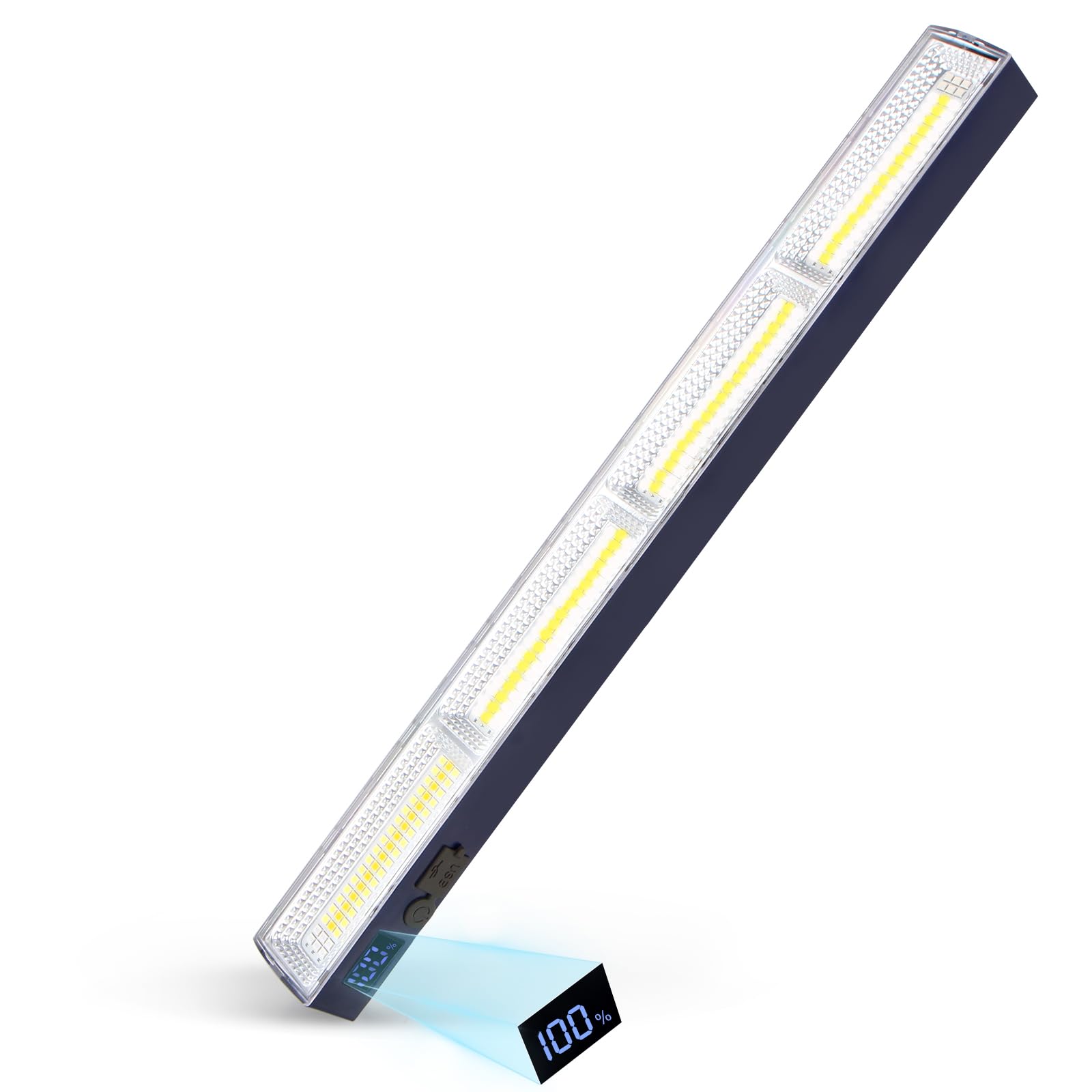 LETOUR Magnetic Lights Rechargeable 4000 Lumens 7500mAh 40CM Work Light Bar, Ins