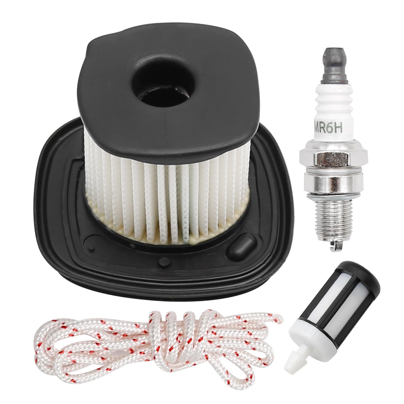 Hoypeyfiy 4241 140 4400 Air Filter Kit with Fuel Filter Spark Plug Pull Cord, Re