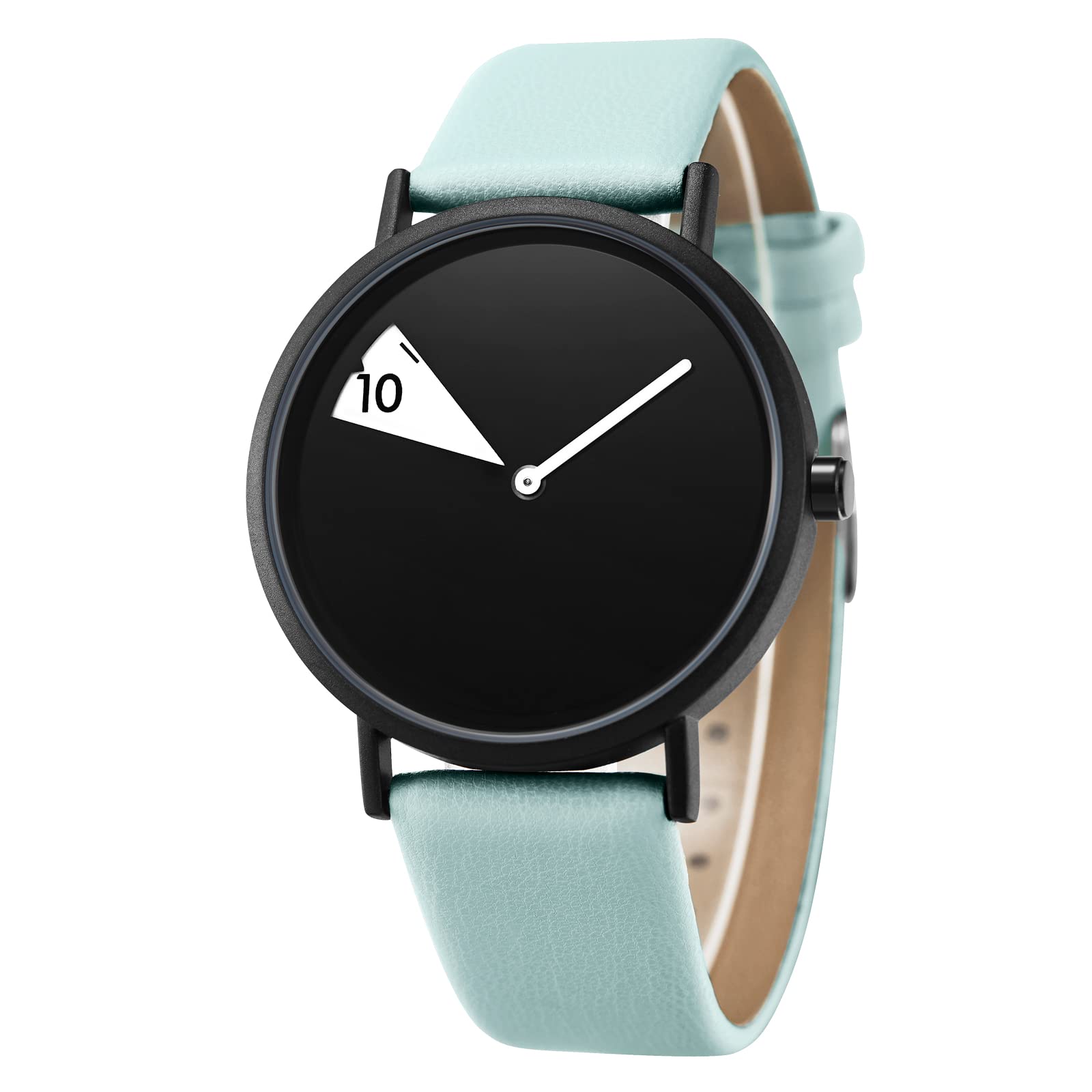 SHENGKE Women Minimalist Watch Ultra Thin Leather Band Fashion Creative Waterpro
