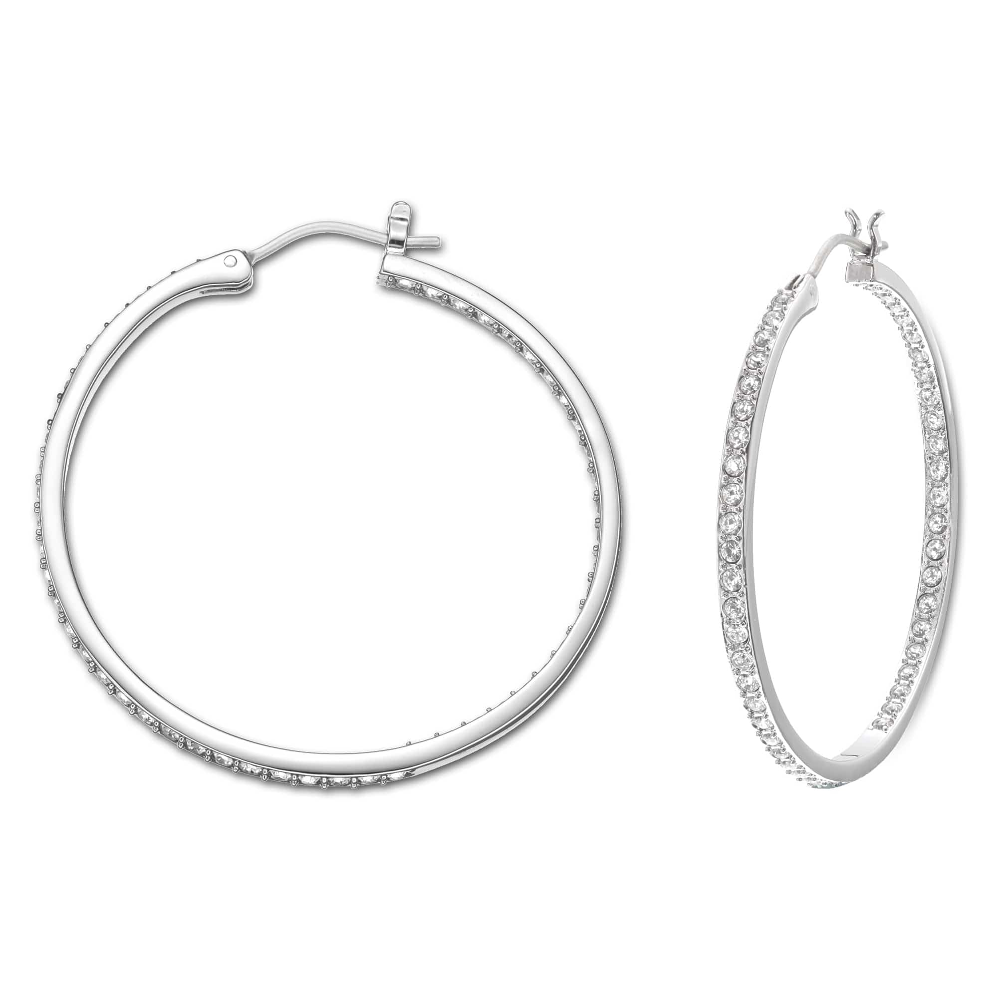 Swarovski Sommerset Collection Hoop Earrings
