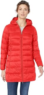 Amazon Essentials Women's Lightweight Water-Resistant Packable Hooded Puffer Coat
