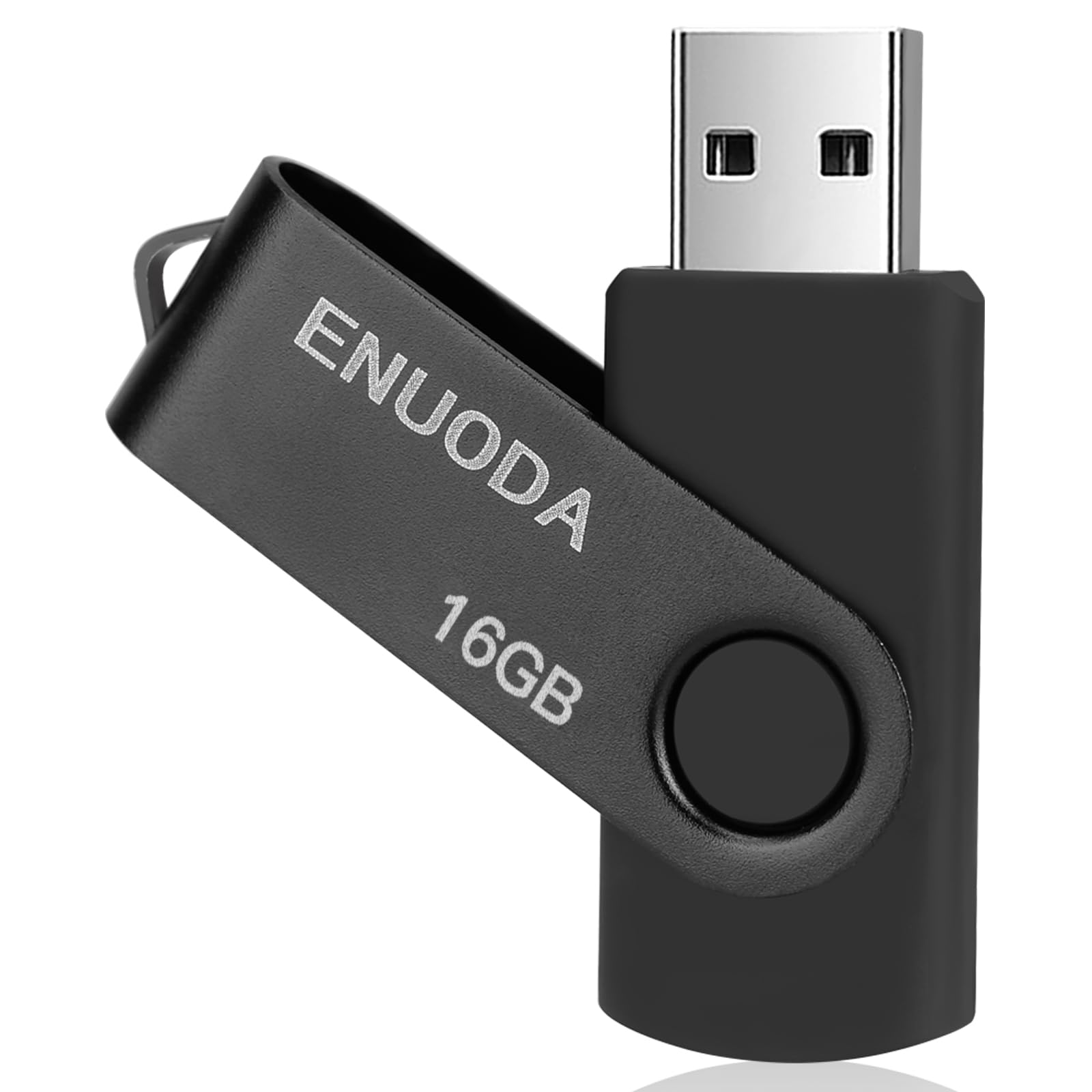 ENUODA 16GB USB Stick 1 Pack Memory Stick USB 2.0 Flash Drives Swivel Design Pen