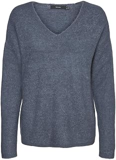 VERO MODA Knitted Pullover VMCREWLEFILE Pullover