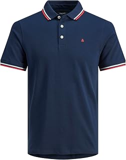 JACK & JONES Premium Polo Plain Shirt Collar Polo