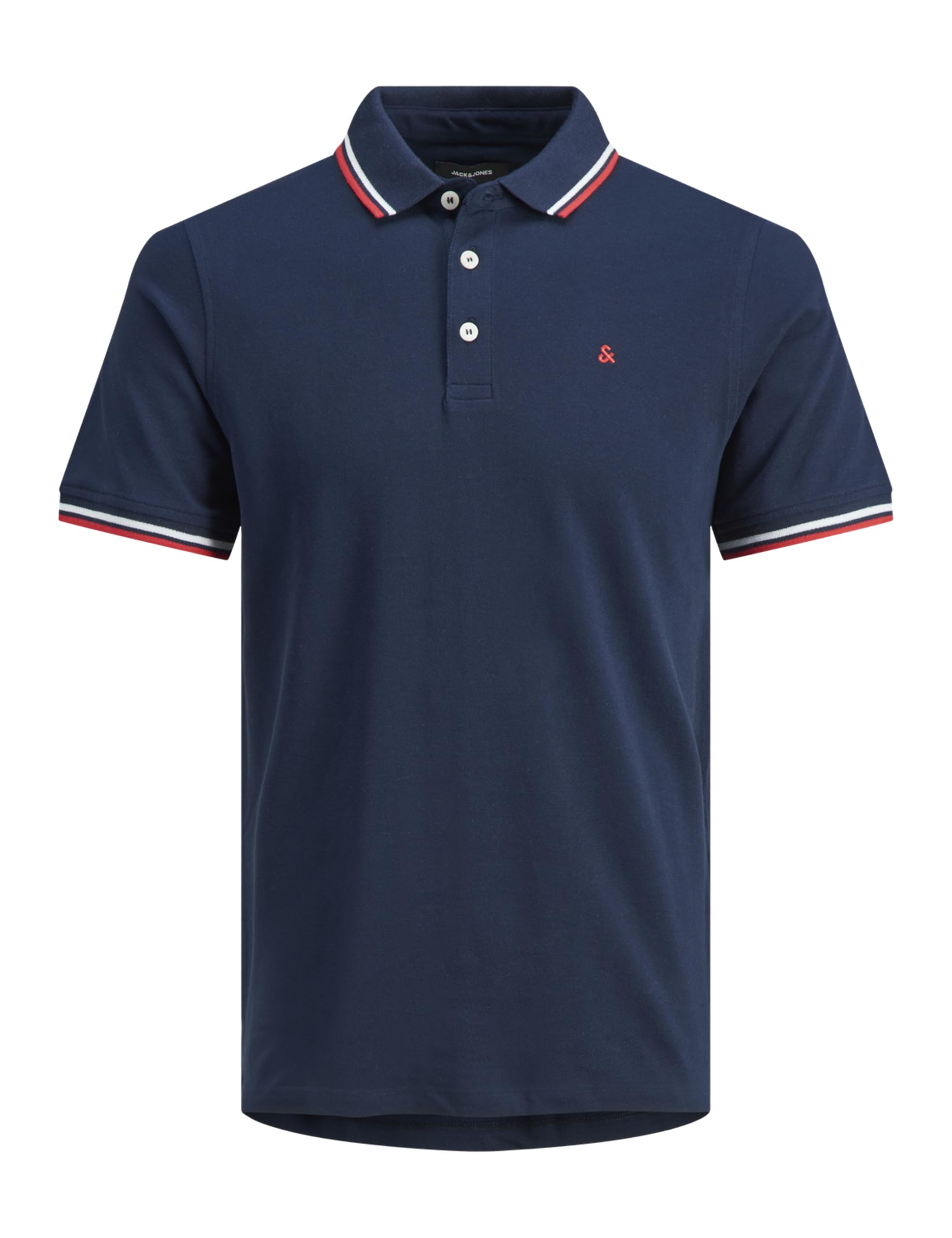 JACK & JONES Premium Polo Plain Shirt Collar Polo