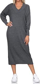 ONLY Onlnew Tessa L/S Midi V Dress Knt Noos Women's Dress