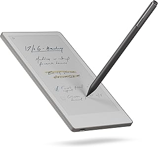 reMarkable Paper Pro Move with Marker Plus | Ultraportable 7.3" paper tablet with color display and reading light, e ink digital notebook for productivity on the go