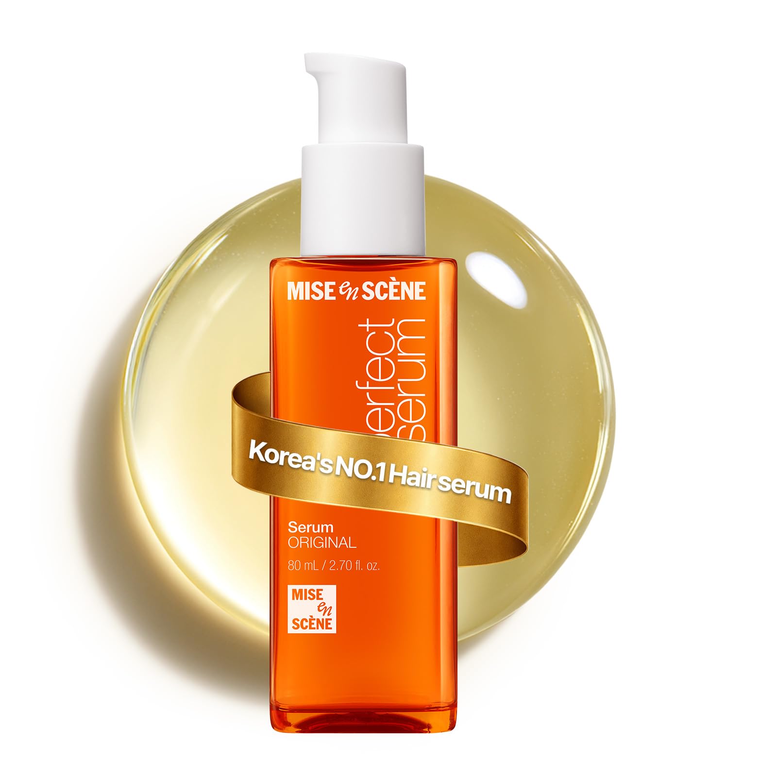 Mise En Scene Perfect Serum Original - Heat Protectant Hair Oil for Frizzy & Dry