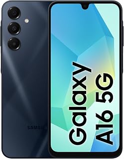 Samsung Galaxy A16 5G (128GB) 6.7" Super AMOLED Display, 50MP Camera, 5000mAh Battery, Android Phone - Black (Renewed)