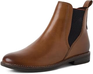 MARCO TOZZI Ladies Leather Slip On Chelsea Boots