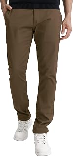 Match Men's Regular Fit Comfort Stretch Casual Chino Pants