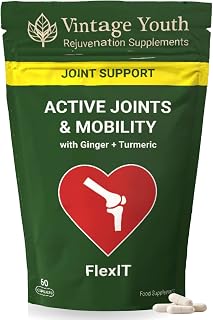 FlexIT Joint Support Supplement | Joint Health, Mobility & Flexibility | Daily Joint Care Formula for Active Adults | Glucosamine, Chondroitin & Vitamin D3 | Made in the UK