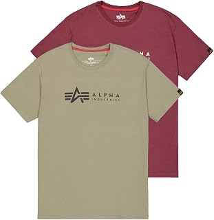 ALPHA INDUSTRIES Men's T-Shirt (Pack of 2)