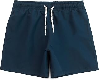 MEILONGER Boys Swim Shorts with Liner for Teens Qick Dry Board Shorts for Boys 5"