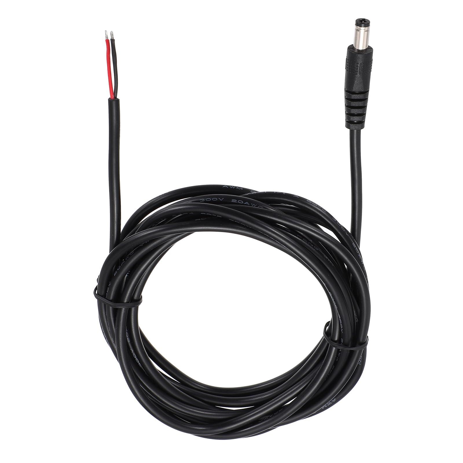 MECCANIXITY DC Power Pigtails Cable, 5.5mm x 2.5mm Male Barrel Plug Connector to