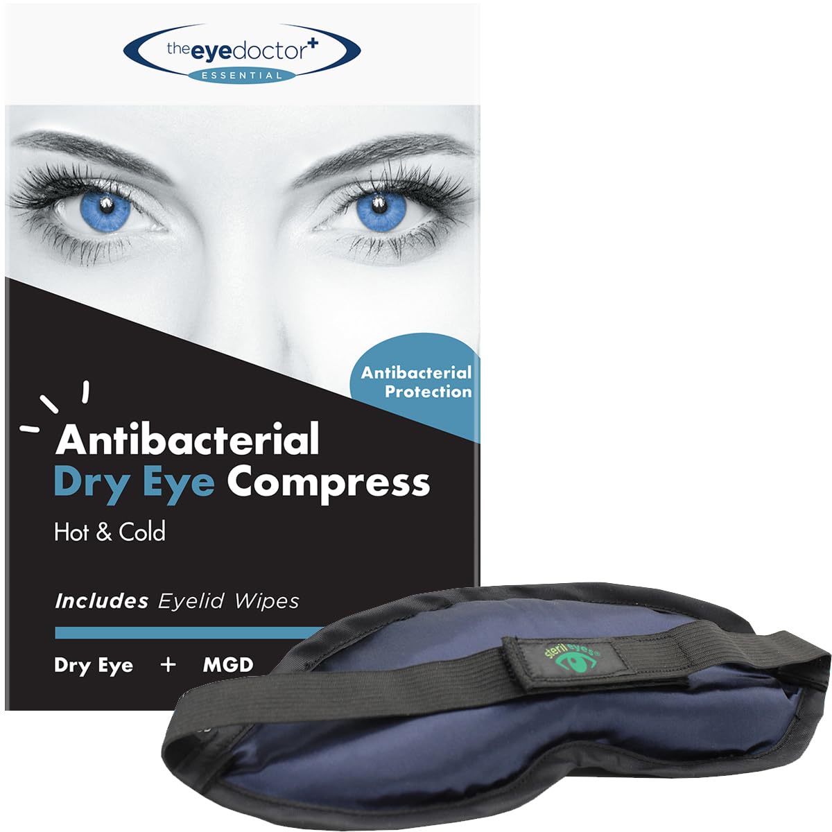 The Eye Doctor Heated Eye Mask for Dry Eyes – Warm Eye Compress for Blepharitis 