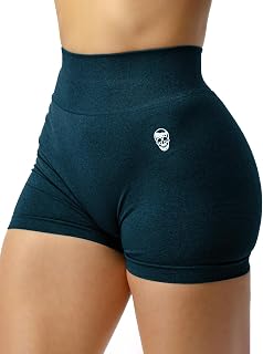 Gymreapers Infinity Workout Shorts Seamless High Waist Biker Shorts for Women Athletic Gym Running Pilates Yoga Short Sports