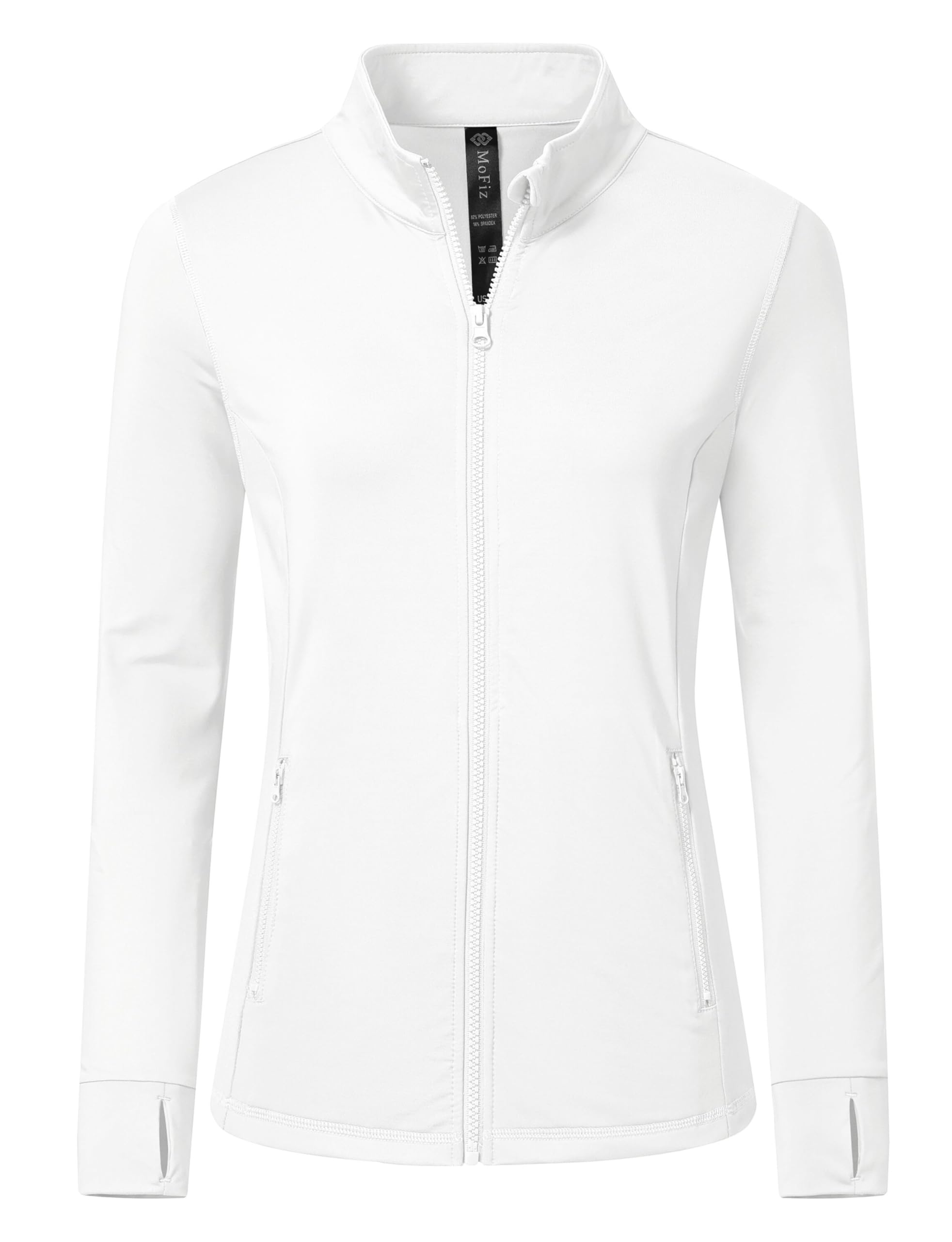 MoFiz Women's Sports Jacket Zip Fleece Sweatshirt for Sports