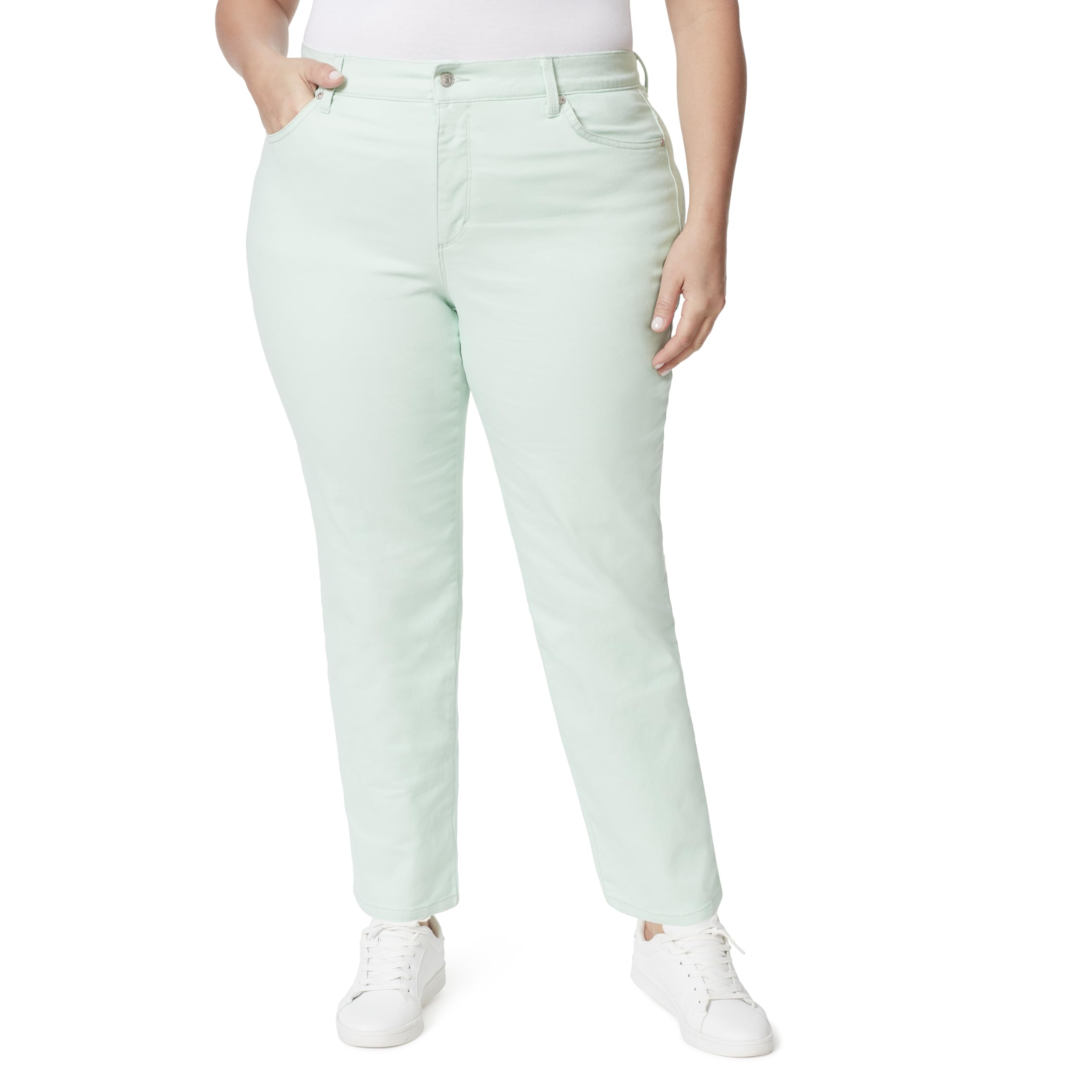 Gloria Vanderbilt Women's Amanda Classic High Rise Tapered Jean Plus