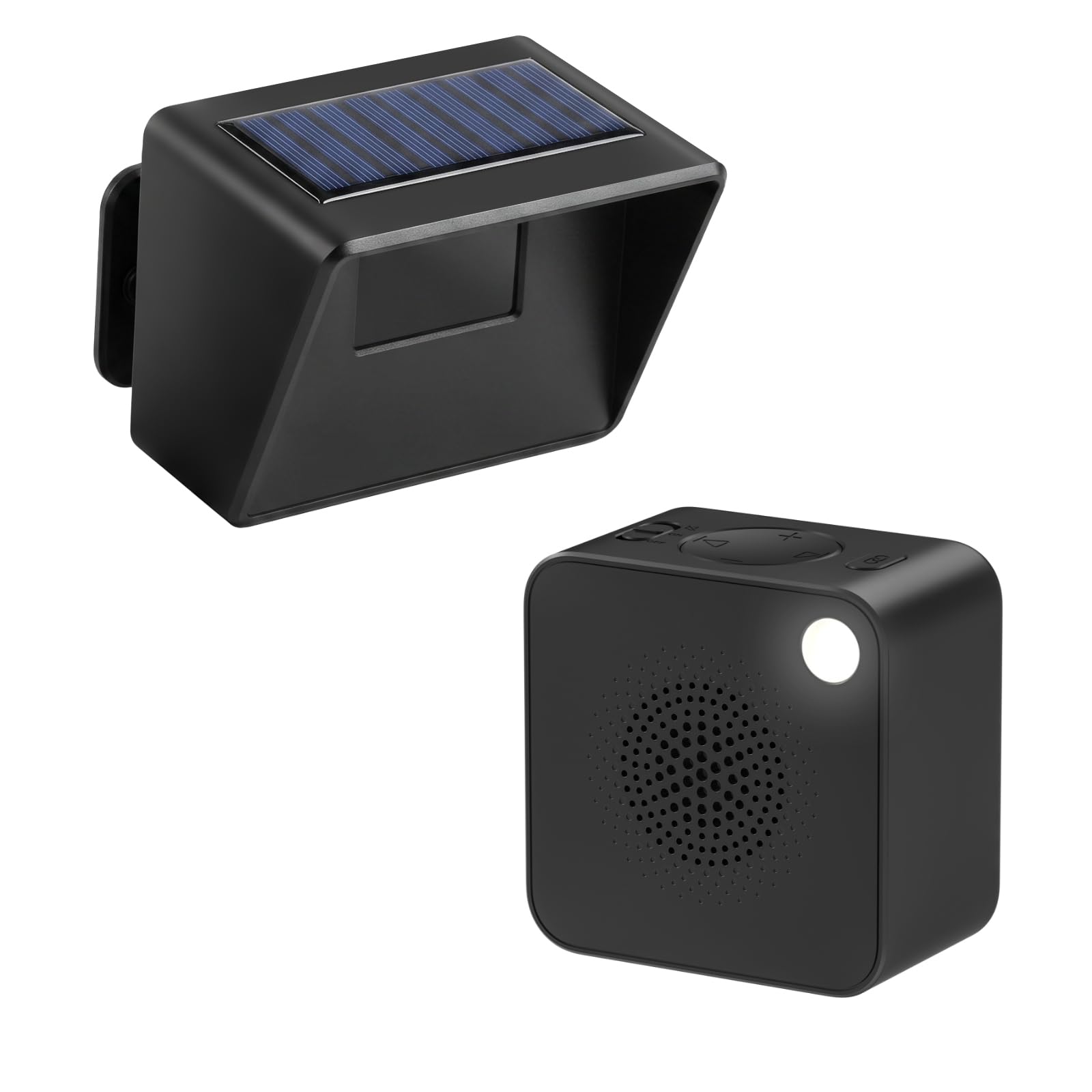 FULNIX Driveway Alarm with Portable Rechargeable Receiver and Solar Sensor | 300