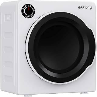 Effidry 110V Portable Clothes Dryer 1350W Compact Laundry Dryers 3.0 cu.ft Electric Machine with Stainless Steel Tub for Apartment,RVs,Dorms, drying machine Clothing Dryer secadora portatil de ropa