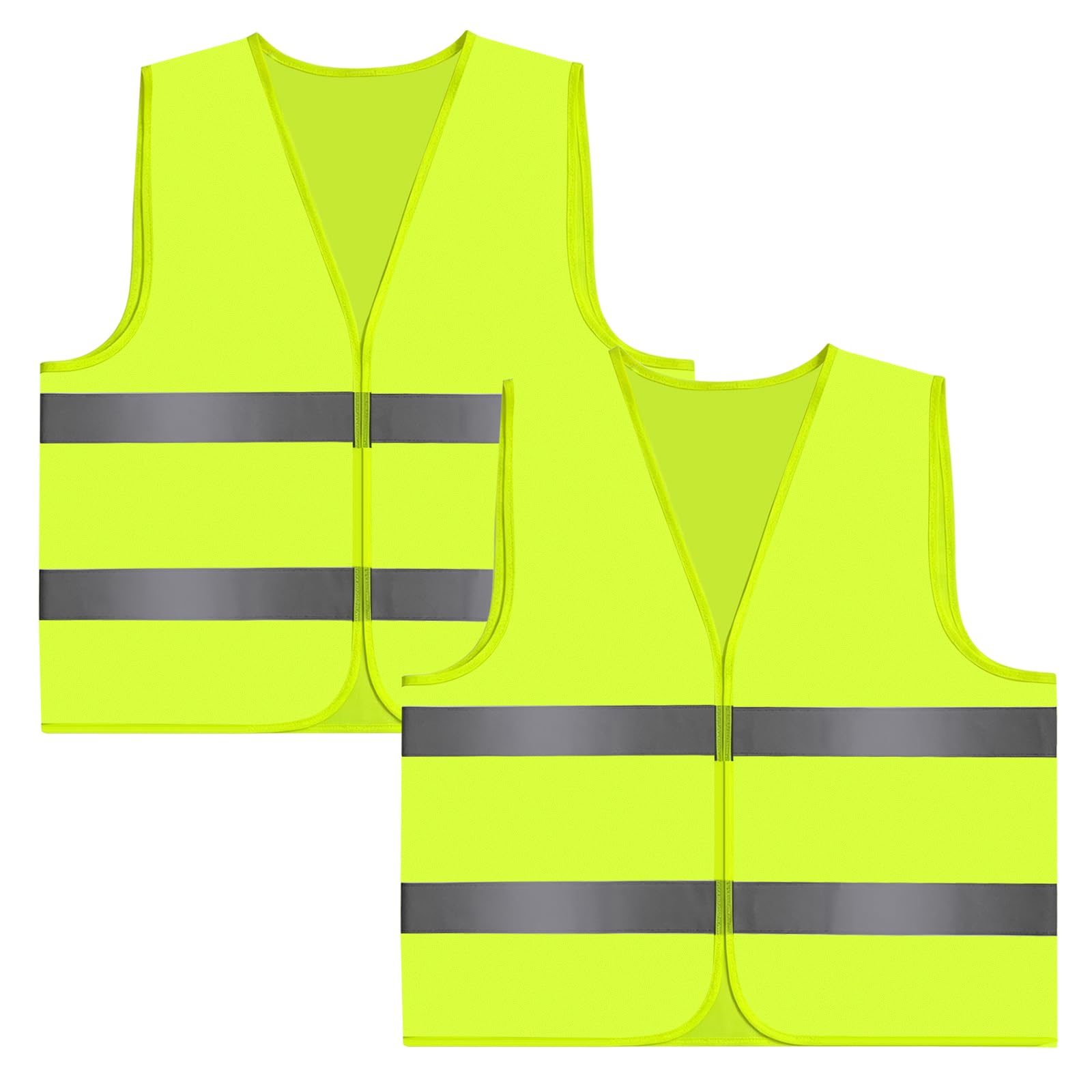 Reflective Vest High Visibility Safety Vest with Reflector 2 Pack Breathable Sec