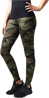 Urban Classics Ladies Camo Women's Leggings Camouflage 91% Polyester, 9% Elasthane Skinny