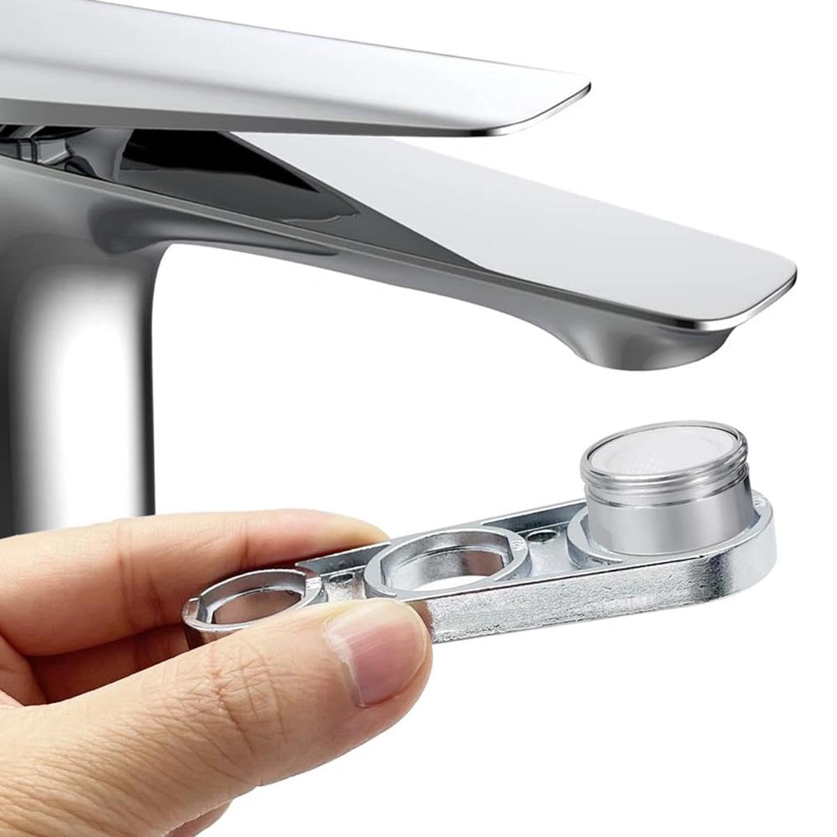 1 x 6 in 1 Faucet Aerator Extractor Wrench Spout Removal Tool Universal Wrench E