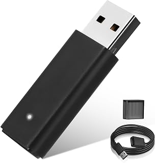 AXFEE X-box Wireless Adapter for PC & x-box One Controllers | XBOX USB Wireless Bluetooth Gaming Receiver for PC Laptop&Tablet,Compatible with Elite Series (1/2),Xbox one X/ S controllers