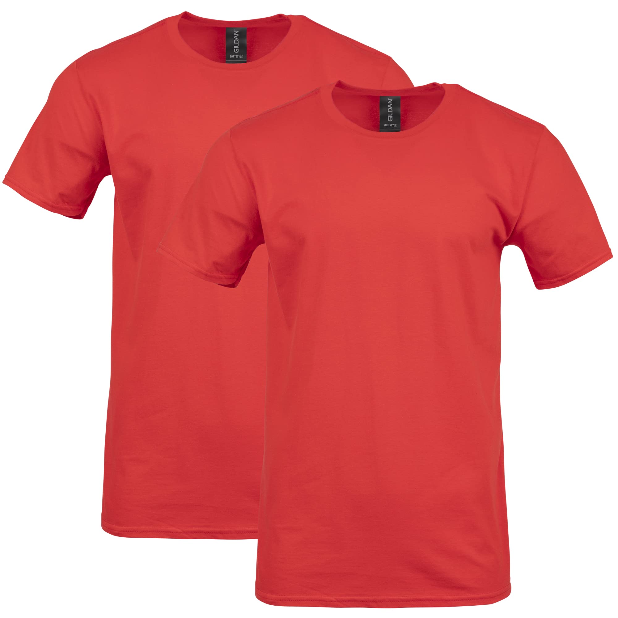 Gildan メンズ ソフトスタイル コットン Tシャツ スタイル G64000 2枚パック