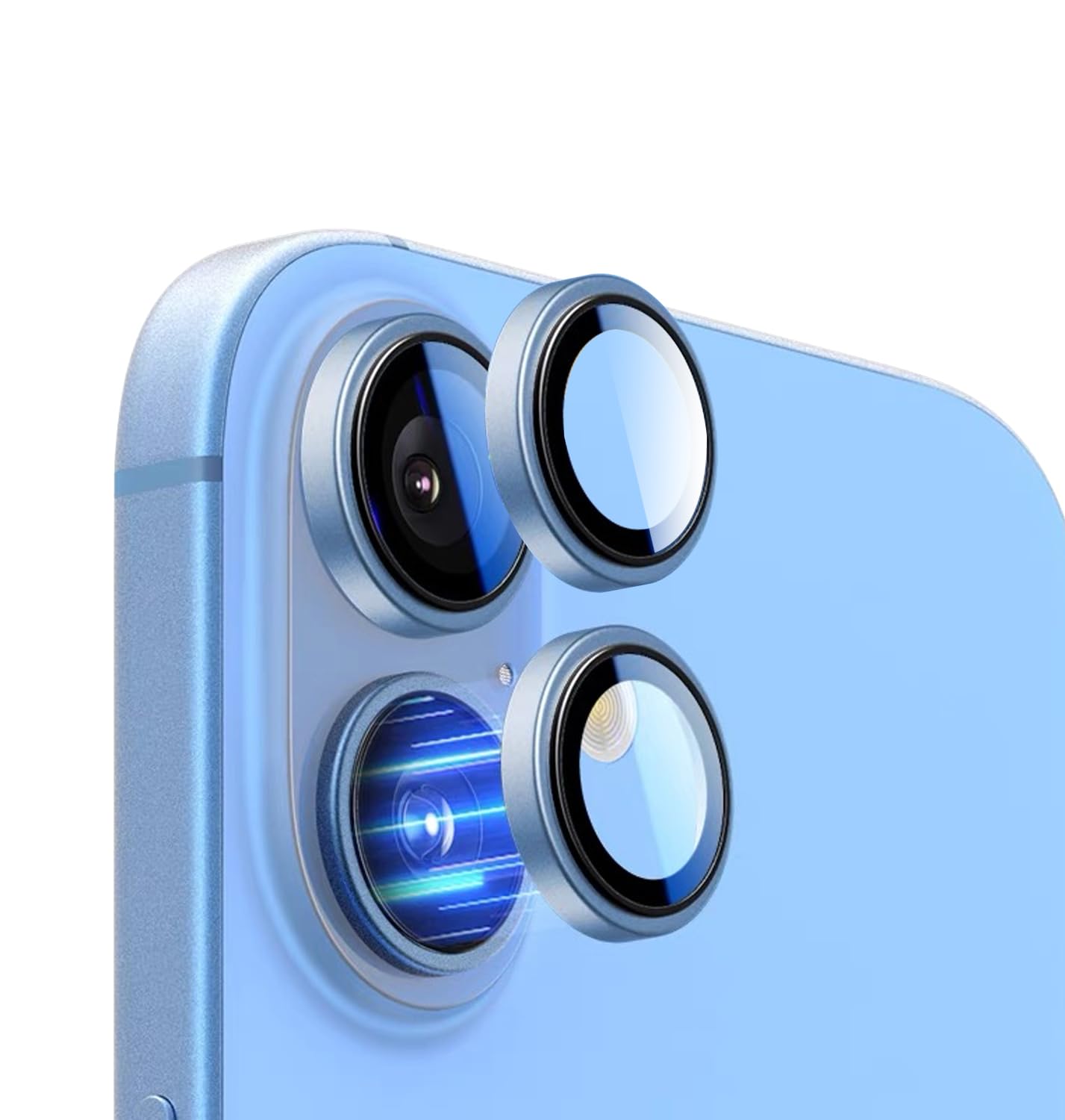 Camera Film Lens Protective Cover for iPhone 16 /16 Plus Single Lens Film Aerosp