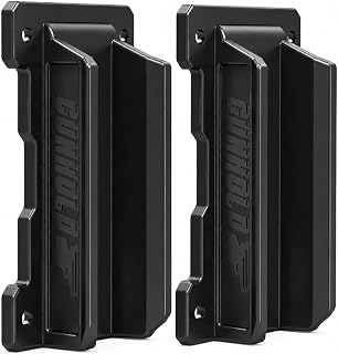 2 Pack 59 Lbs Magnetic Handgun Mount for Gun Safe, Vehicle &amp; Home | Strong Gun Magnet Holder | One-Piece Molded Firearm Storage Rack for Car, Truck, Wall, Under Desk &amp; Cabinet