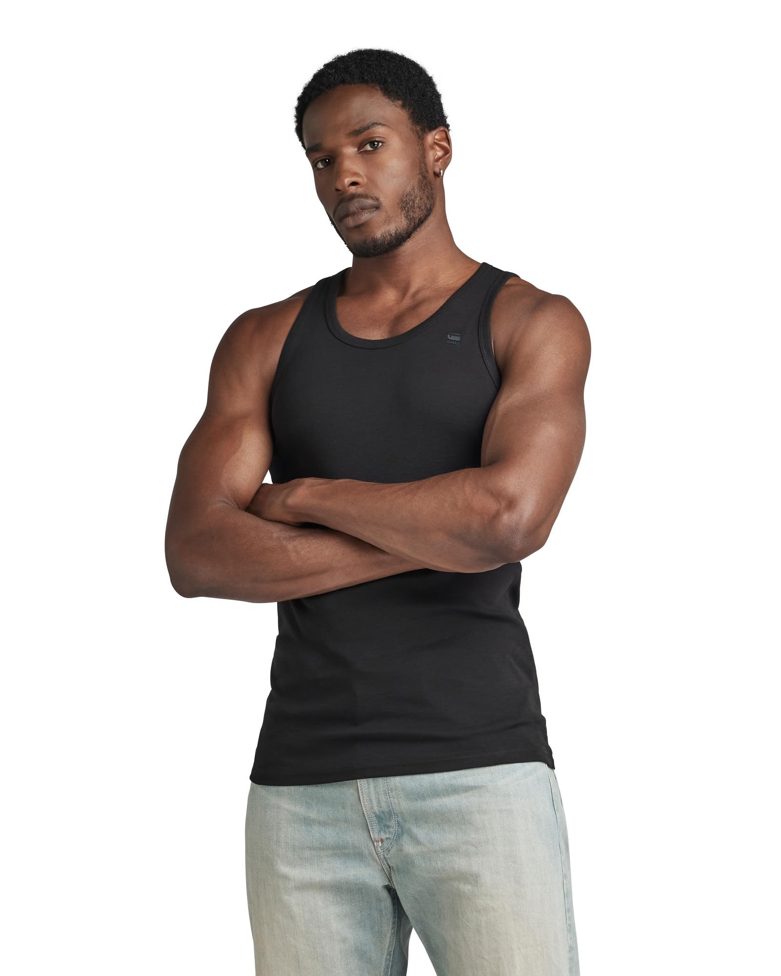 [ジースターロゥ] メンズ タンクトップ ベーシック 2枚セット Basic Tanktop 2-Pack