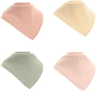Bandana Dribble Bibs - Cotton Front Baby Bibs Newborn to 24 Months