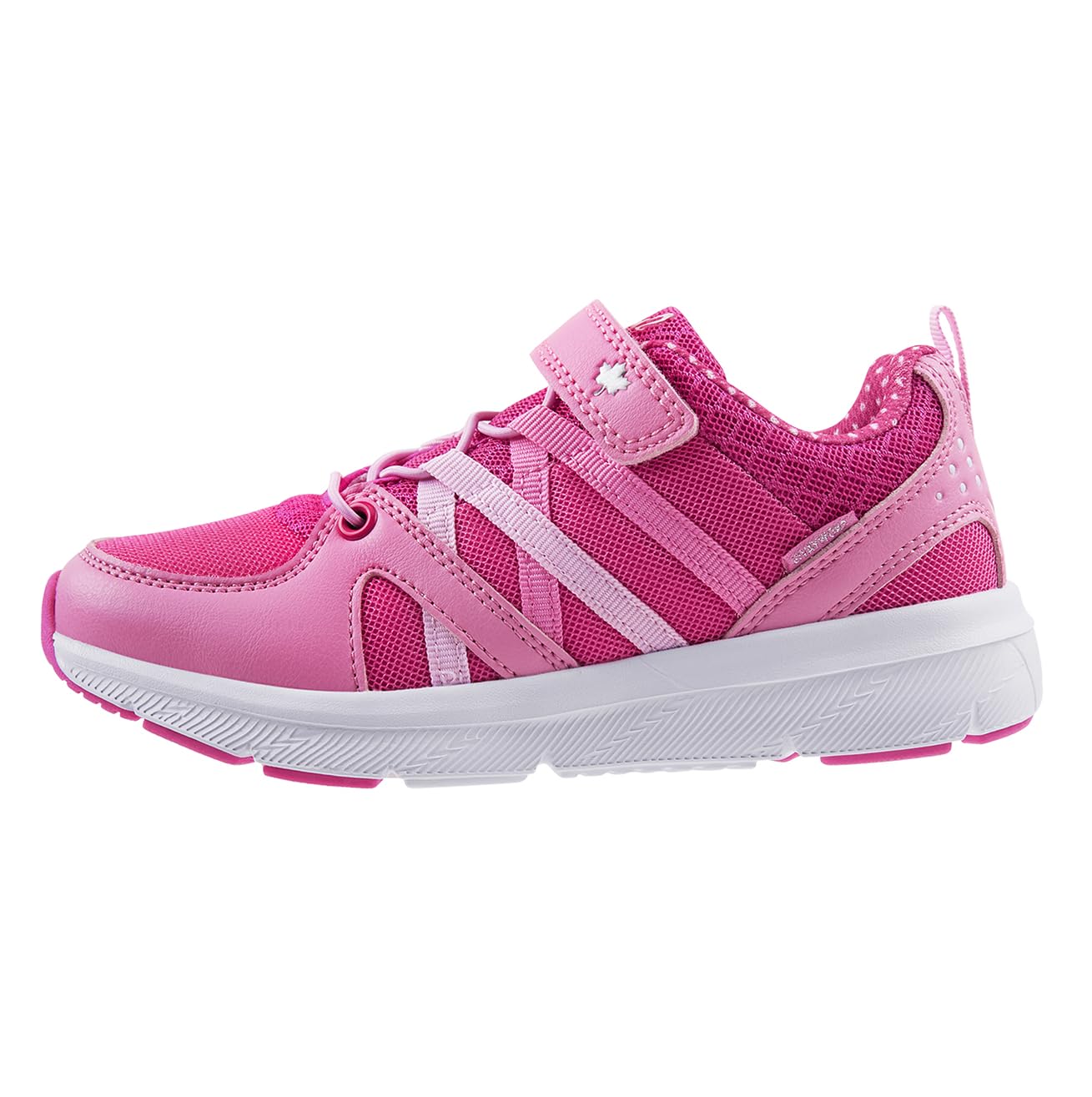 Evergreen Boys Girls Sneakers | Lightweight Breathable Mesh/Leather Athletic Run