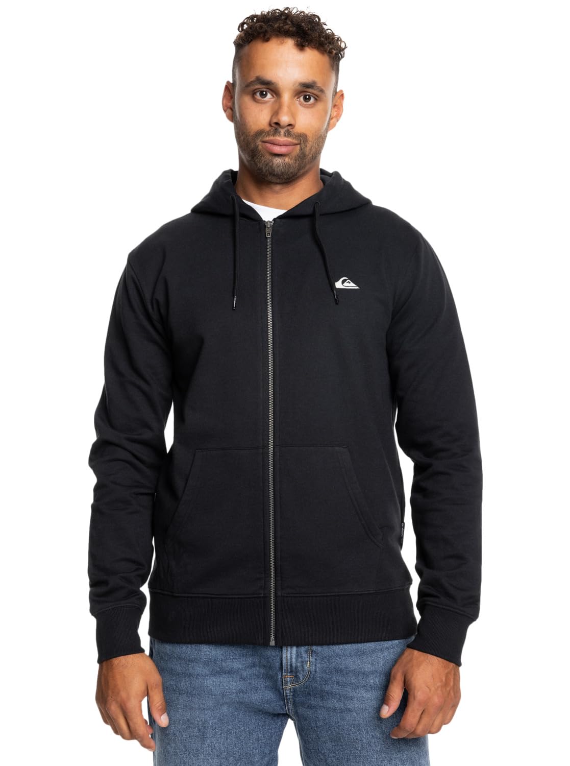 Quiksilver Basic Hood Zip Young Men Cardigan Sweater (Pack of 1)