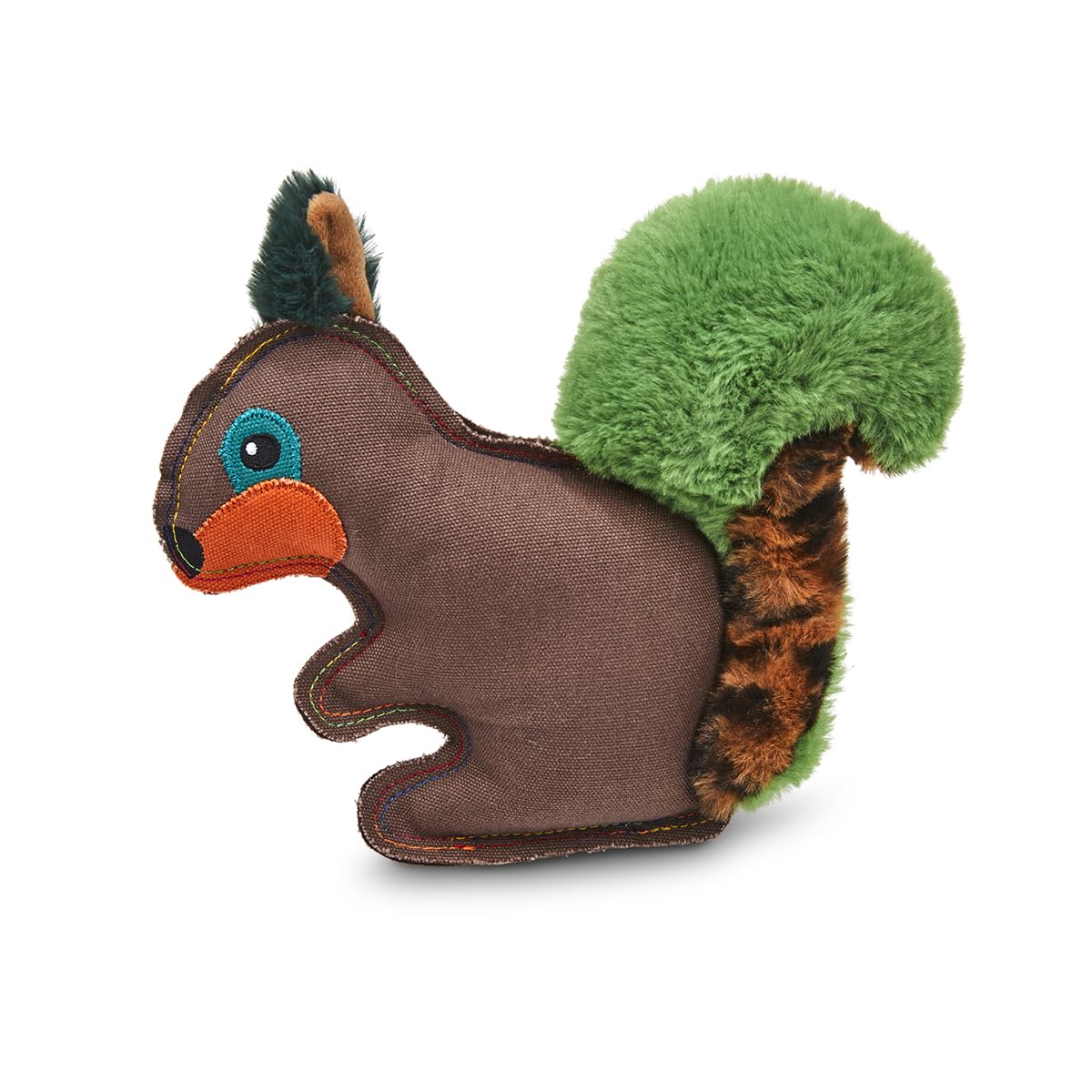 Petface Salina Squirrel Plush Dog Toy with Built-In Squeaker (Pack of 1)