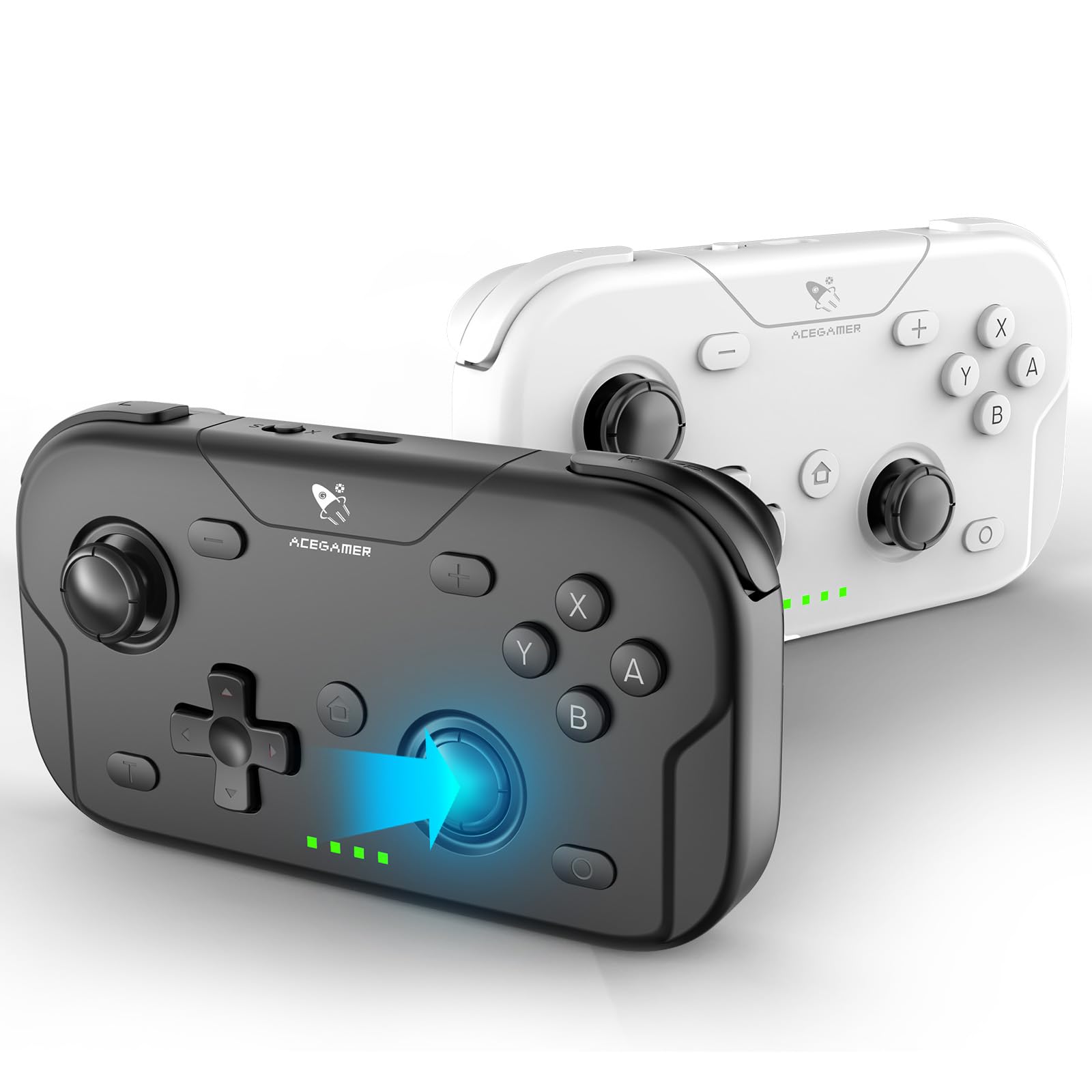 AceGamer 2 Pack Wireless Pocket Controller for Nintendo Switch/Switch 2/Android/
