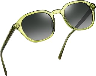 Joopin Acetat Sonnenbrille Damen Rund Polarisiert Trendy Retro Brille UV400