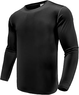 Boyzn Men's 1, 3 or 5 Pack Performance Long Sleeve T-Shirts, UPF 50+ Sun Protection Shirts, Athletic Gym T Shirts for Running