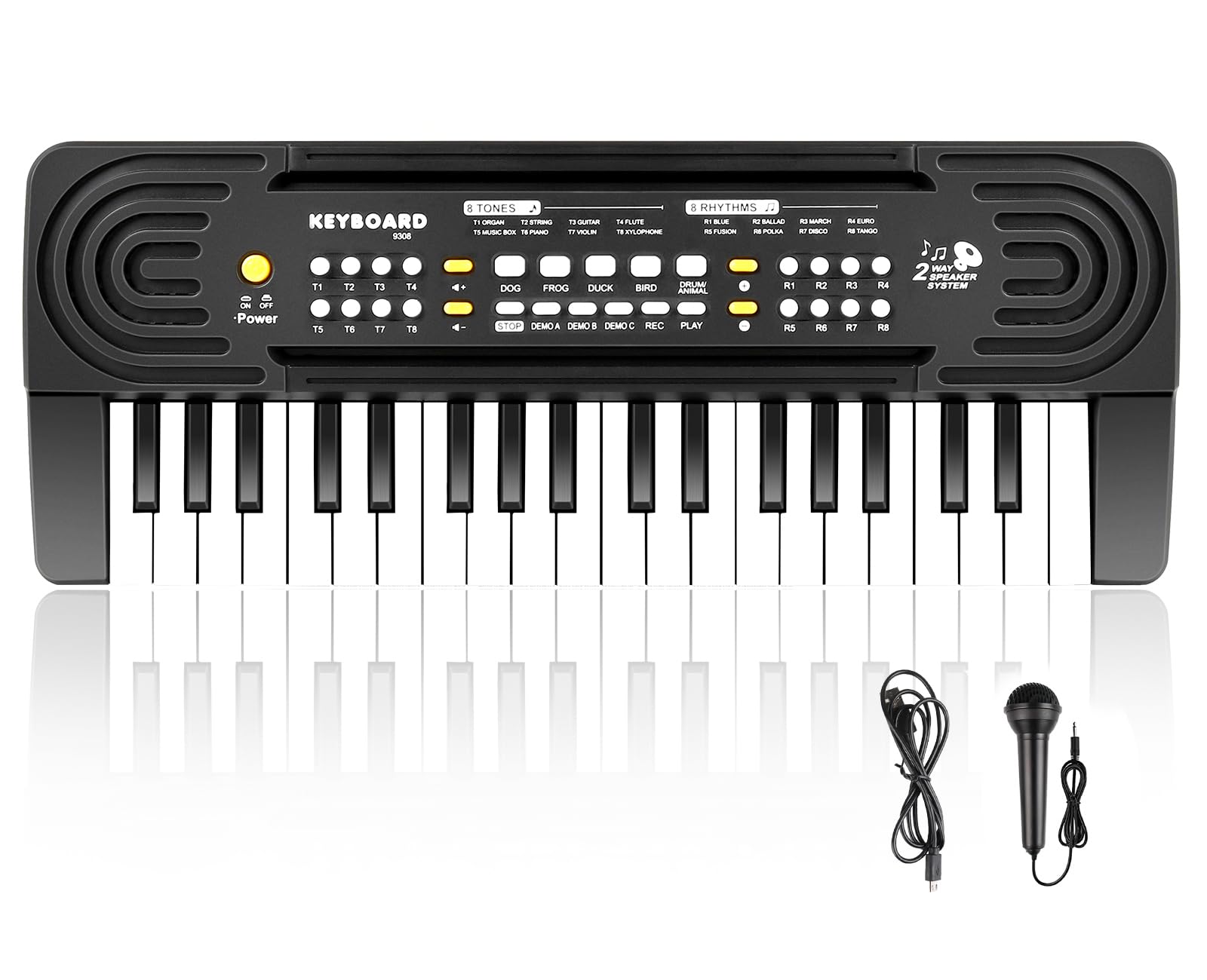 Kids Piano Keyboard, 37 Keys Music Piano with Mic, Beginner Gift | Keyboard Pian