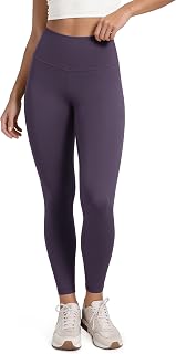 ODODOS Body-Hugging Workout Leggings with Back Pocket for Women, 25" /28" High Waist Yoga Pants