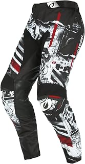 O'NEAL | Motocross Pants | Enduro Motorcycle | Durable Denier Fabrics, Leather Heat Protection on Both Inner Knees | Pants Mayhem Hexx V.24 | Adult | Blue Orange